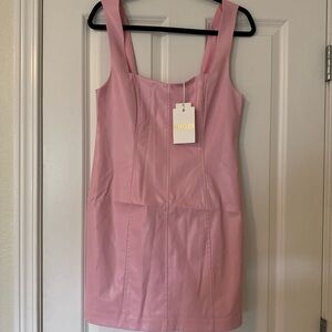 Show me your Mumu Pink Sleeveless Dress